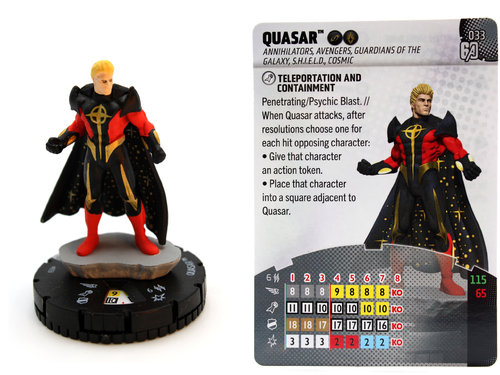 HeroClix - #033 Quasar - Avengers 60th Anniversary