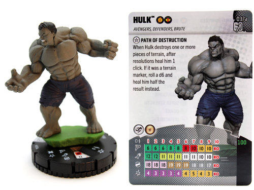 HeroClix - #037a Hulk - Avengers 60th Anniversary
