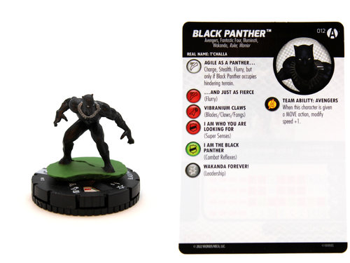 HeroClix - #012 Black Panther - Avengers Forever