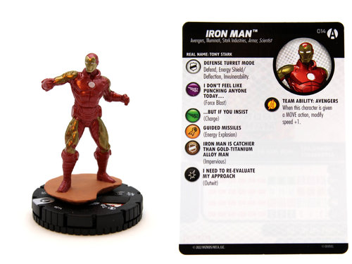 HeroClix - #014 Iron Man - Avengers Forever