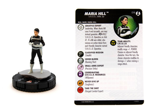 HeroClix - #018 Maria Hill - Avengers Forever